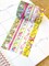 Easter Bunnies Chicks Yellow and Pink Easter Eggs Spring Washi Tape Set (#W080)